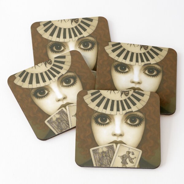 Item preview, Cryptic girl. Tarot, Piano key, bee design. designed and sold by Shoot-The-Moon.