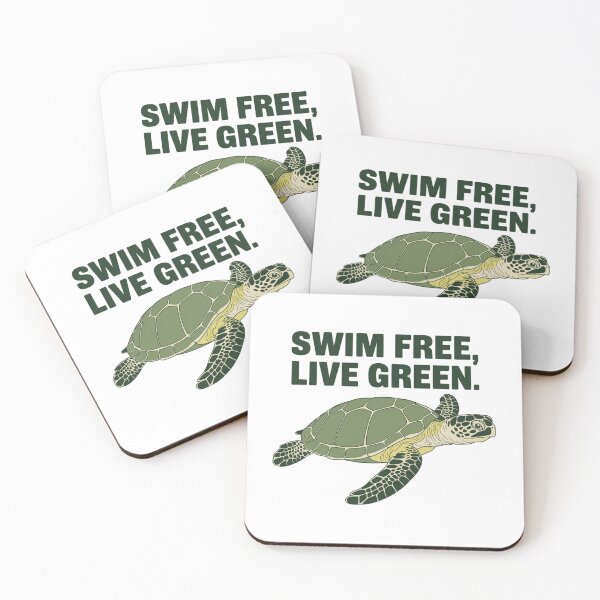 Item preview, Free swimming, green screw – Engaged sea turtle designed and sold by FrenchTouch77.