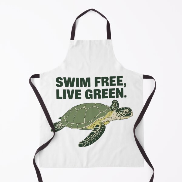 Item preview, Free swimming, green screw – Engaged sea turtle designed and sold by FrenchTouch77.