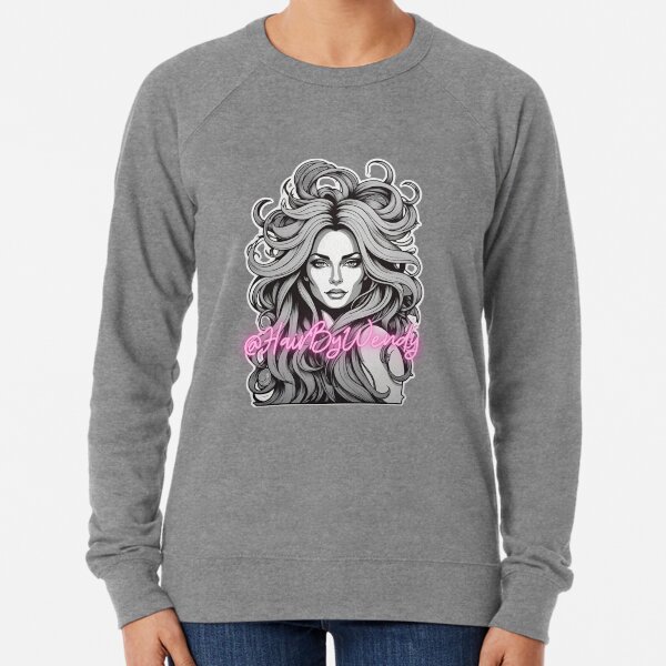 Item preview, @HairByWendy – Retro Glam Hair Queen with Neon Script designed and sold by Endless Designs.