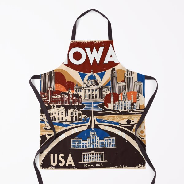 Item preview, Iowa 1950s USA Vintage Retro Tourism designed and sold by TravelersGems.