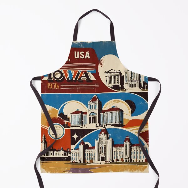 Item preview, Iowa 1950s USA Vintage Retro Tourism designed and sold by TravelersGems.