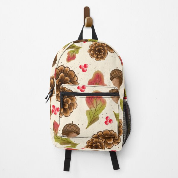 Item preview, pattern with pine cones acorns and leafs, autumn design designed and sold by jancajiravova.