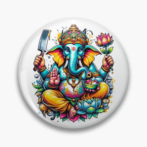Artikelvorschau, Ganesh, Schutzpatron der Kunst und des Erfolgs entworfen und verkauft von Alchemy8House.