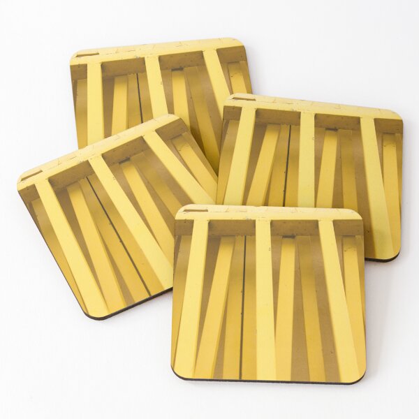 Item preview, yellow metal gate designed and sold by felipequeiroz.