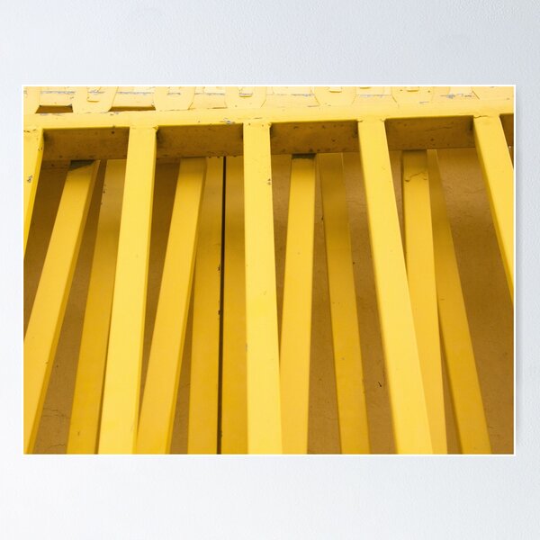 Item preview, yellow metal gate designed and sold by felipequeiroz.