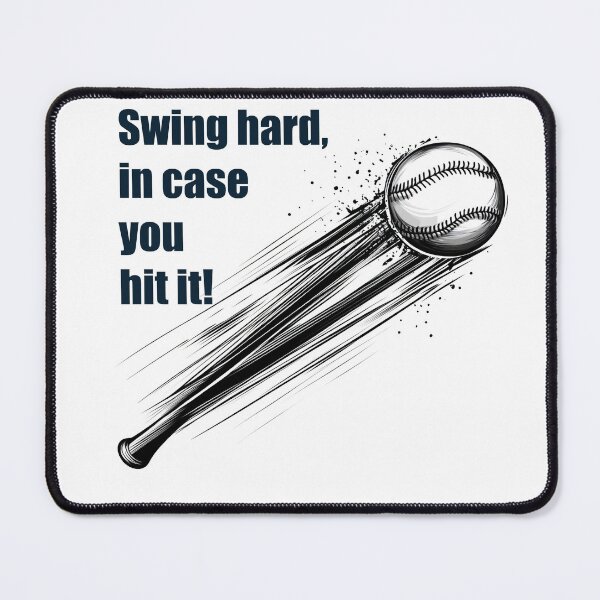 Item preview, Hard Swing – Minimalist Baseball Design designed and sold by ArtPetrenko90.