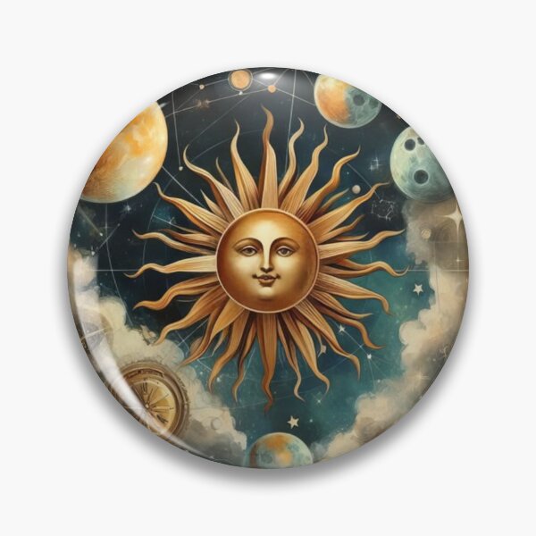Item preview, “Cosmic Harmony – Vintage Celestial Art with Astronomical Map and Planets” designed and sold by GagaArtGallery.