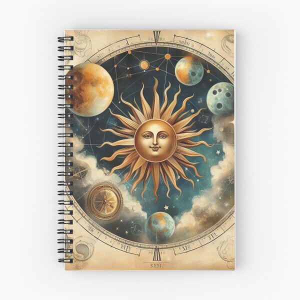 Item preview, “Cosmic Harmony – Vintage Celestial Art with Astronomical Map and Planets” designed and sold by GagaArtGallery.