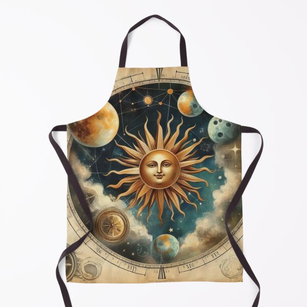 Item preview, “Cosmic Harmony – Vintage Celestial Art with Astronomical Map and Planets” designed and sold by GagaArtGallery.