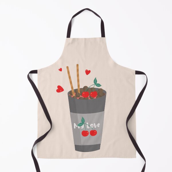 Item preview, Flat Design Illustration with Drink at Cherry and Chocolate Balls designed and sold by AlginaPugachova.