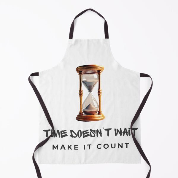 Item preview, Time Doesn’t Wait – Hourglass Motivational Design designed and sold by AIKNOCKTECK.