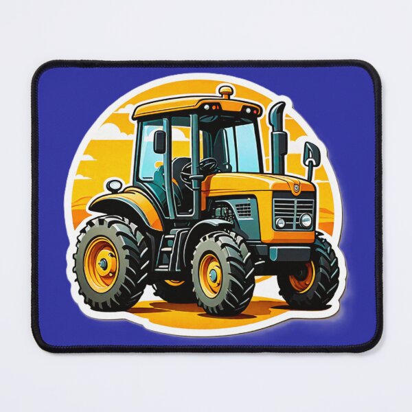 Item preview, Yellow tractor designed and sold by MaBakerArt.