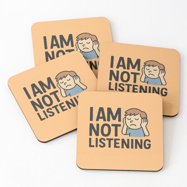 Item preview, I am not listening  designed and sold by YuliaHulia.