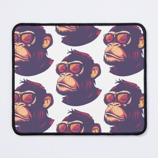 Item preview, Cool Vibes Monkey – Funky Gorilla Sticker designed and sold by Emanova9.