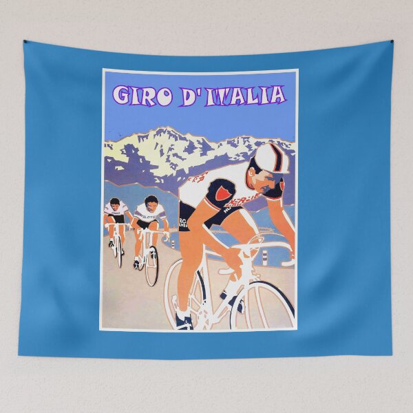 Item preview, GIRO D ITALIA BICYCLE; Racing Through The Mountains Advertising Print designed and sold by posterbobs.