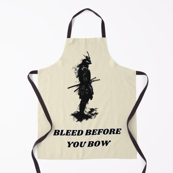 Item preview, Bleed Before You Bow – Samurai Warrior Quote Design designed and sold by AIKNOCKTECK.