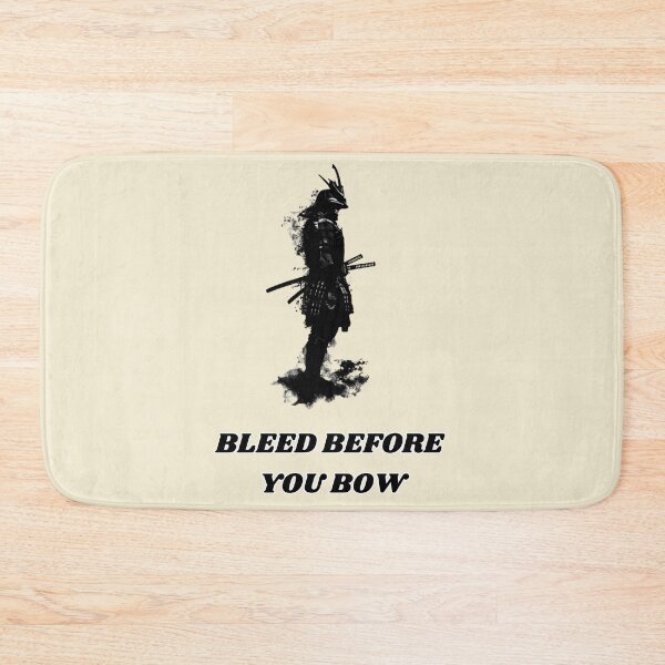 Item preview, Bleed Before You Bow – Samurai Warrior Quote Design designed and sold by AIKNOCKTECK.