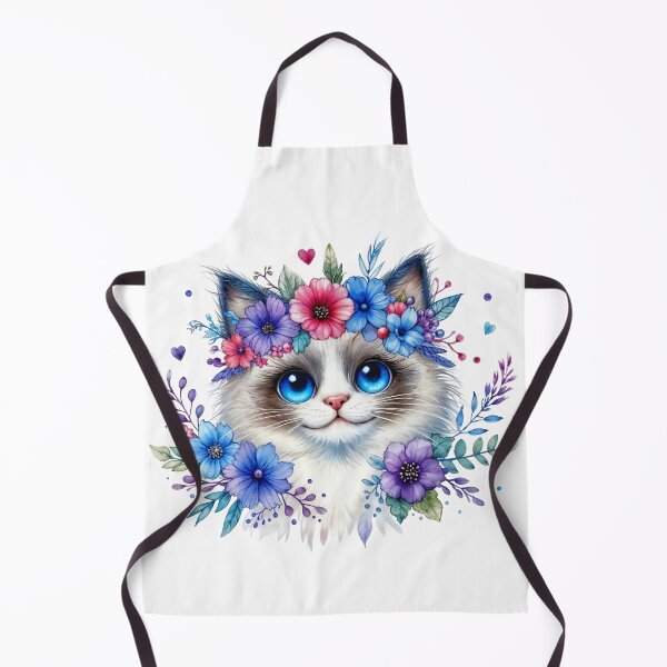 Item preview, Enchanted Garden Siamese Kitty designed and sold by QuirkySpark.