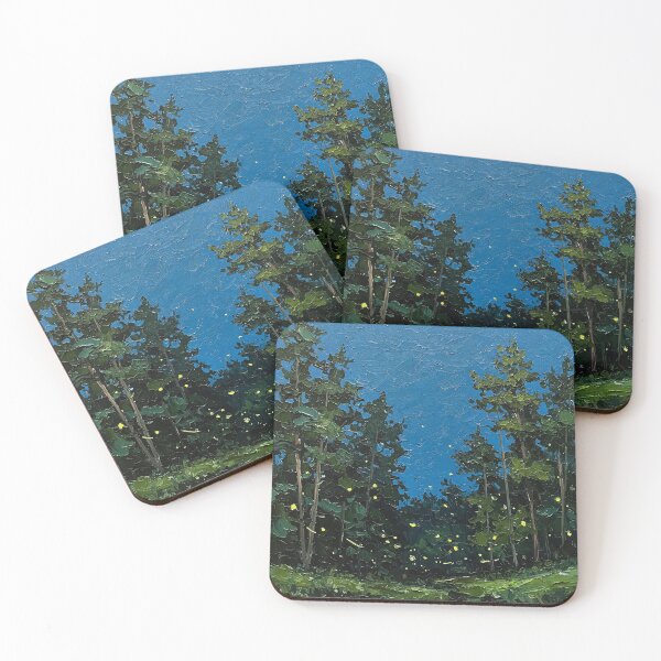 Item preview, Whispers of Fireflies in a Midnight Forest designed and sold by Marcela's world and universe.