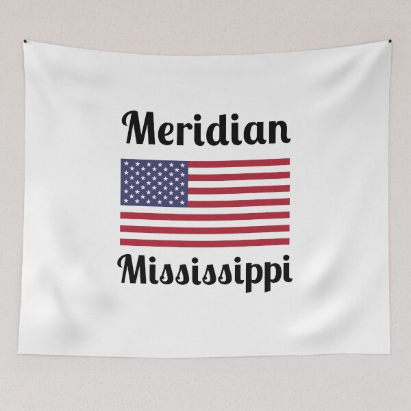 Item preview, Meridian Mississippi - Stylish Prints, designed and sold by Fleetwood1994.