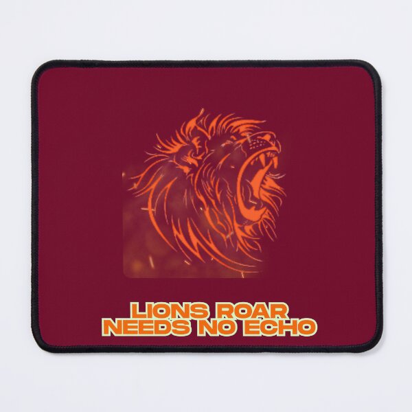 Item preview, Lions Roar Needs No Echo – Savage Power Design designed and sold by AIKNOCKTECK.