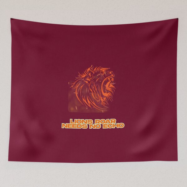 Item preview, Lions Roar Needs No Echo – Savage Power Design designed and sold by AIKNOCKTECK.