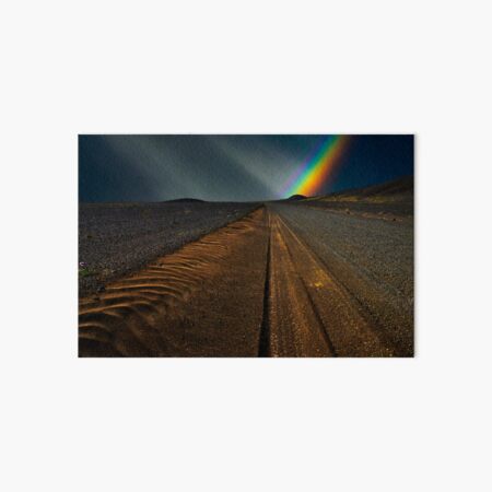 Item preview, Rainbow at the end of the gravel road designed and sold by Eckart Mayer Photography.
