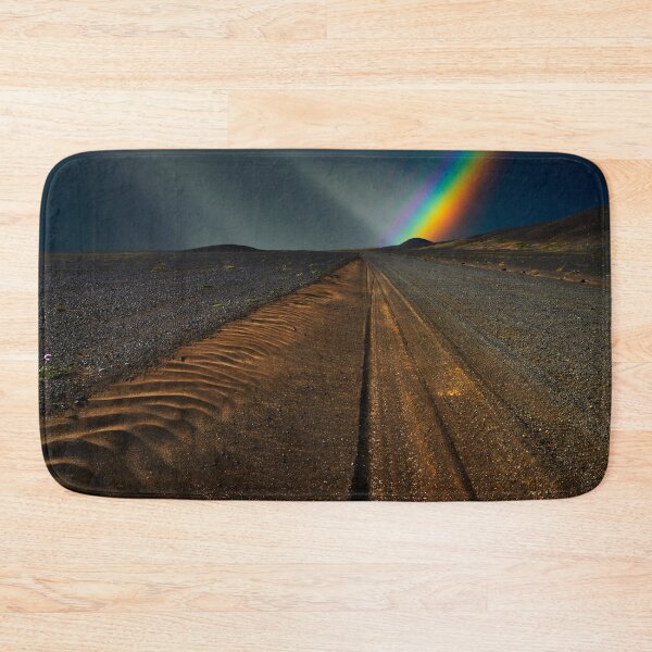 Item preview, Rainbow at the end of the gravel road designed and sold by Eckart Mayer Photography.