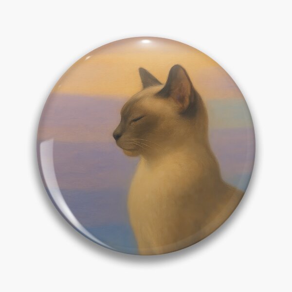 Artikelvorschau, Stille in Farbe - Tonkanesenkatze im Colour Field Stil entworfen und verkauft von LesChatsArt.