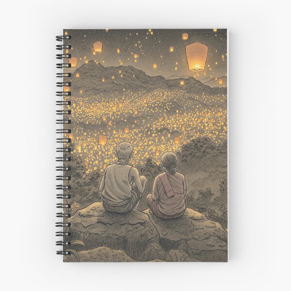 Item preview, Golden Hearts Beneath Lantern Skies designed and sold by Marcela's world and universe.