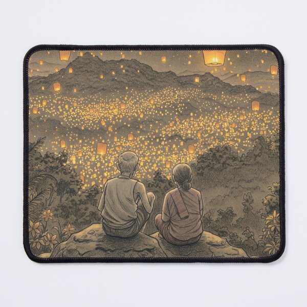 Item preview, Golden Hearts Beneath Lantern Skies designed and sold by Marcela's world and universe.