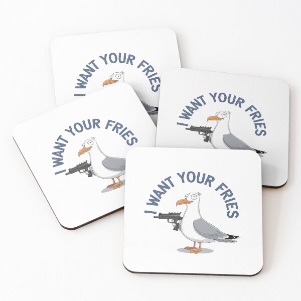 Item preview, seagull, beach, vacation, I want your fries, funnyfits70, Humor, Funny, retro, vintages, funny quotes, animal humor, designed and sold by FunnyFits70.