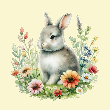 Vorschaubild zum Design Osterhase in Frühlingswiese von Kobeko
