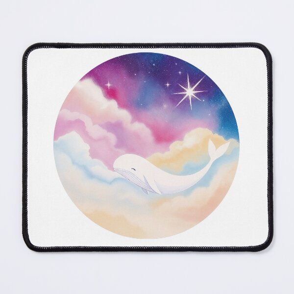 Item preview, White whale in the clouds designed and sold by OnyxFlorix.