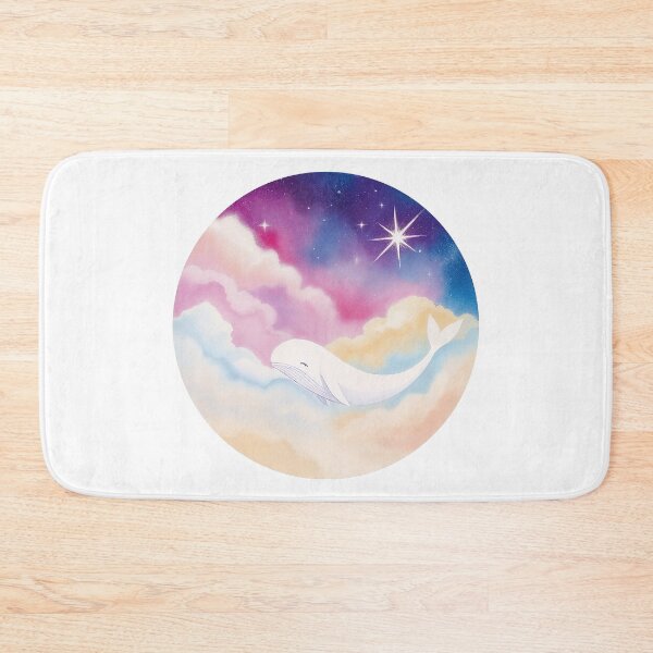 Item preview, White whale in the clouds designed and sold by OnyxFlorix.