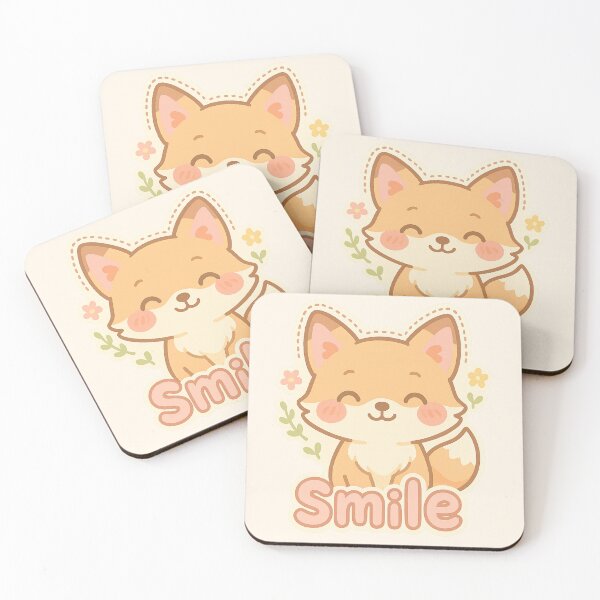 Item preview, Kawaii Affirmations - Fox "Smile" designed and sold by Kampendesigns.