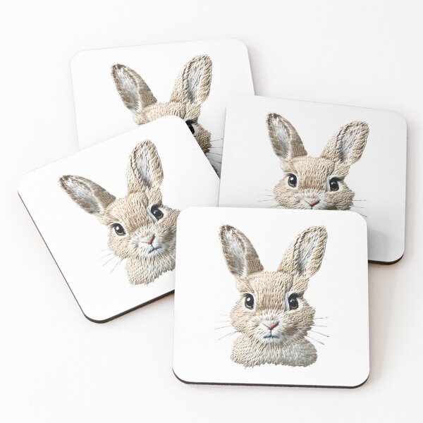 Item preview, Embroidered Bunny designed and sold by DesignStudio135.
