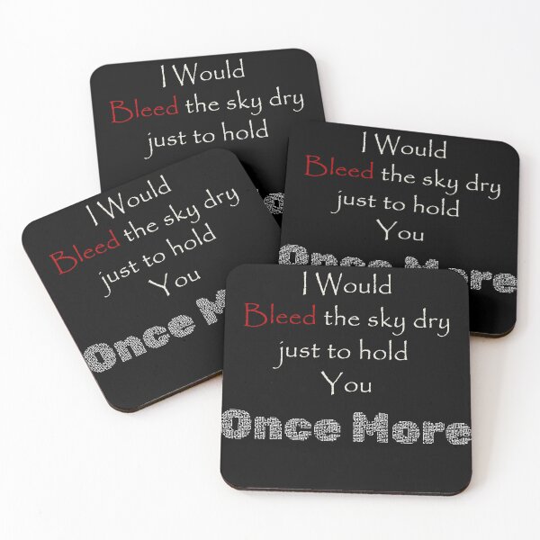 Item preview, Emotional Love Quote Typography – "I Would Bleed the Sky Dry Just to Hold You Once More" designed and sold by VolAraa.