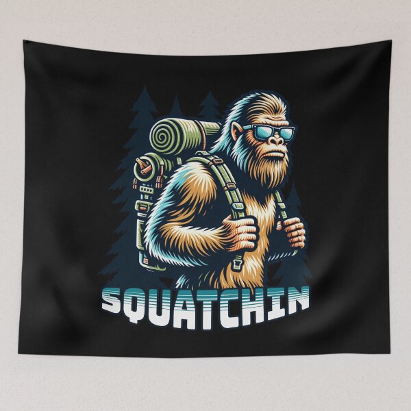 Item preview, Funny Sasquatch Squatchin Outdoors designed and sold by 3rd Eye Perceptions.