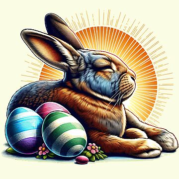 Vorschaubild zum Design Osterhase im Sonnenschein von Kobeko