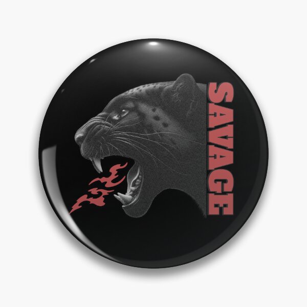 Item preview, Savage Fierce Wild Black Panther Roar designed and sold by InkredibleZ.