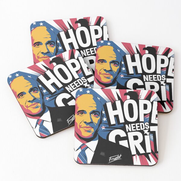 Item preview, Hope Needs Grit – Cory Booker Political Art designed and sold by Fruzbt.