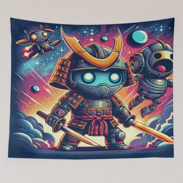Item preview, Galactic Samurai Mecha Force - Model 17 designed and sold by NeonBot_Shop.