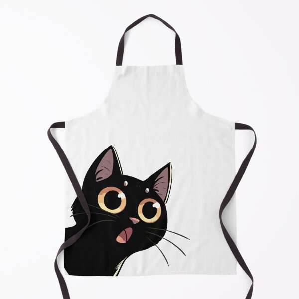 Item preview, Surprised Black Cat designed and sold by Gkinoki.
