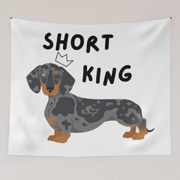Item preview, Short King Sausage Dog designed and sold by PlumTreeDesign.