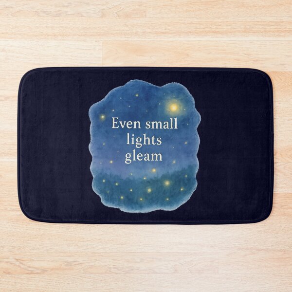 Item preview, Even Small Lights Gleam – Inspirational Firefly Watercolor Sticker designed and sold by YuliaHulia.