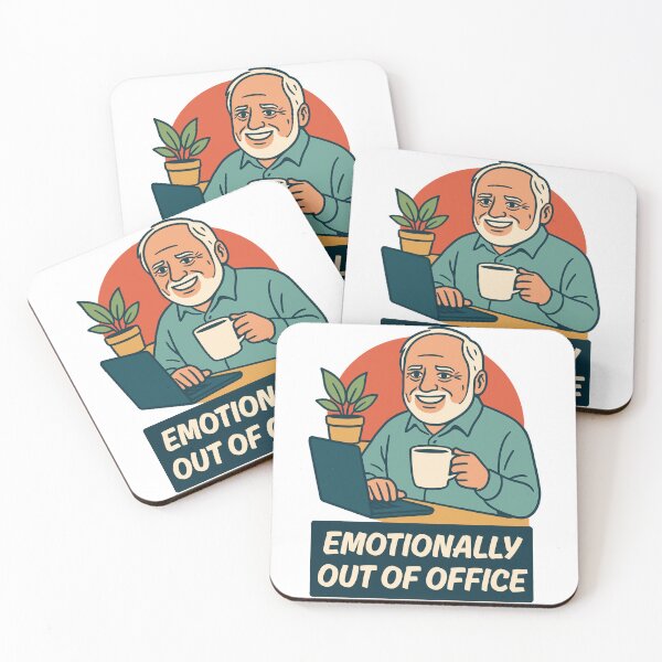Item preview, Emotionally Out of Office Harold meme designed and sold by aipolohu.