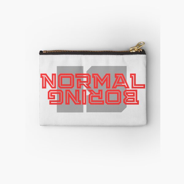 Item preview, Normal is Boring - Abstract Typography - red designed and sold by QuirkySpark.