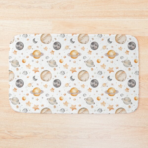 Item preview, neutral coloured watercolour planets designed and sold by PoppyLaneStudio.